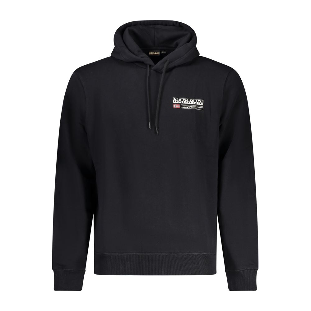 Napapijri Schwarzer Baumwollpullover für Männer